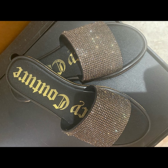 Juicy Couture Rhinestone Sandals size 9 - Picture 4 of 4